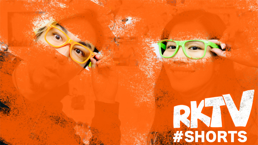 RKTVのショート動画シリーズのメガネをかけたリチャード川口とDori